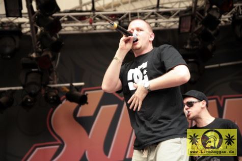 Hilltop Hoods (AUS) Summer Jam Festival - Green Stage - Fuehlinger See, Koeln - 5. Juli 2009 (10).JPG